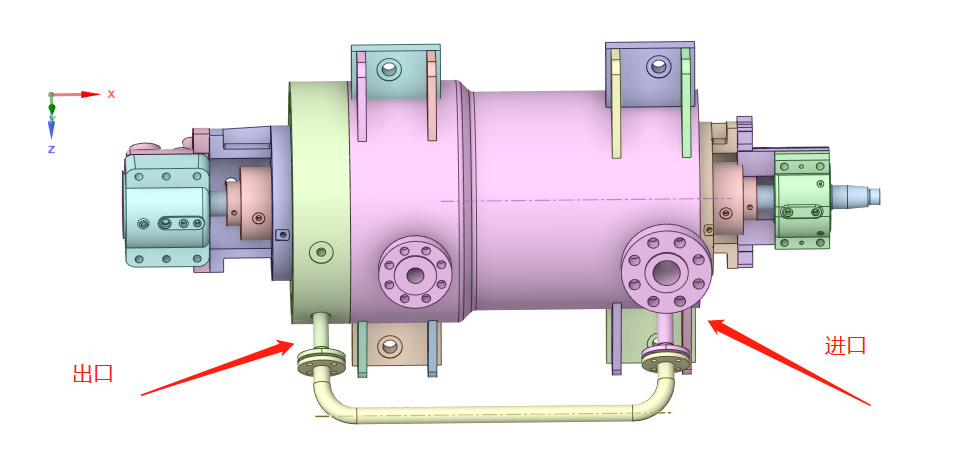 泵三维模型12:多级泵(BB5)
